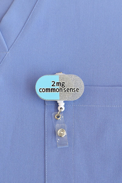 2 MG Common Sense ID Badge reel