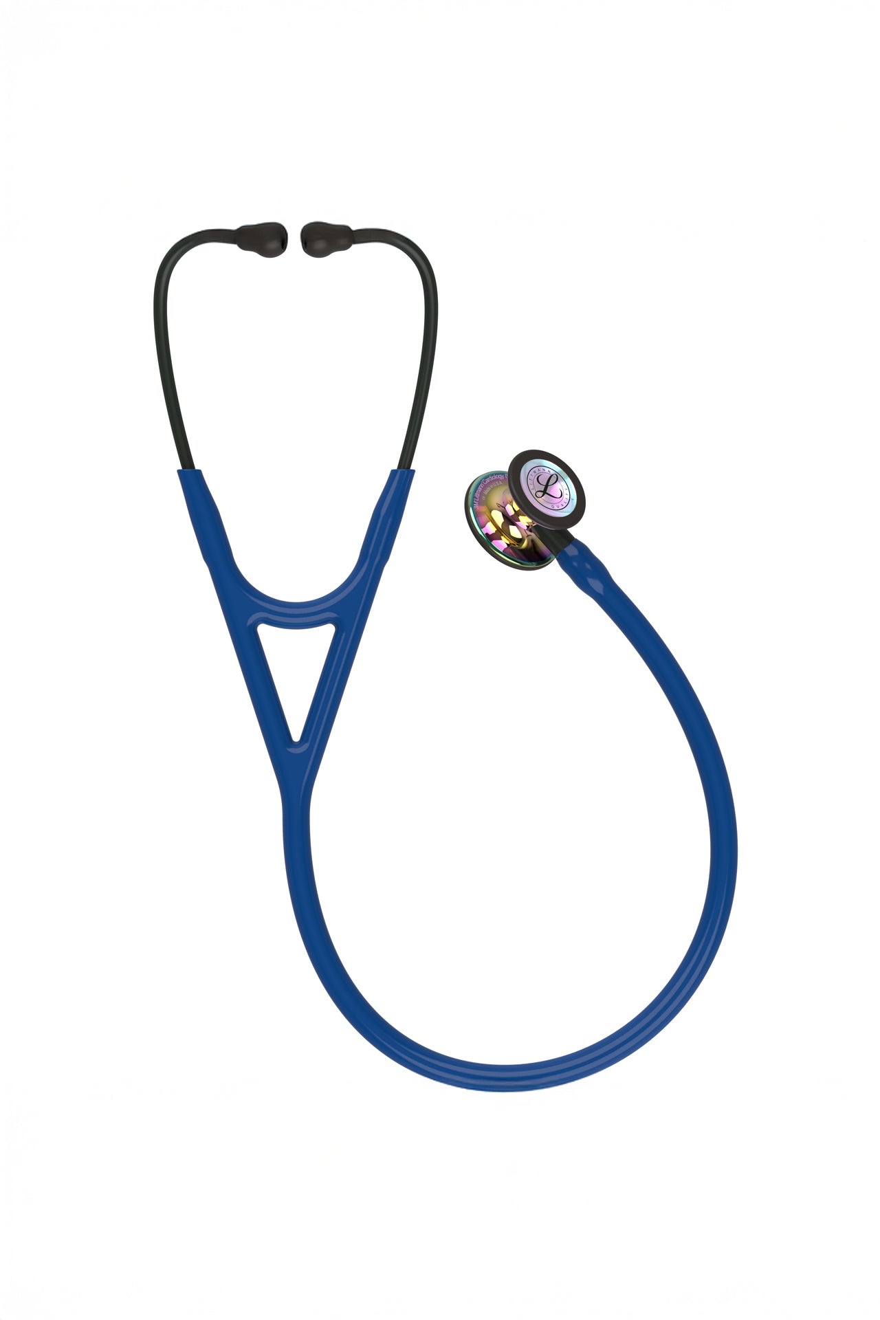 3M™ Littmann® Cardiology IV™ Diagnostic Stethoscope, Rainbow Navy Black, 6242