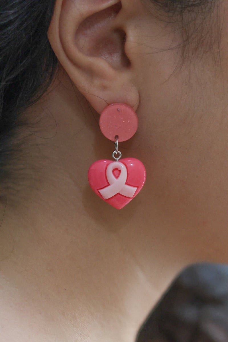 Breast Cancer Awareness Earrings