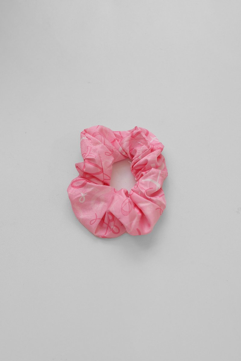 Breast Cancer Awareness Scrunchies Hair Band