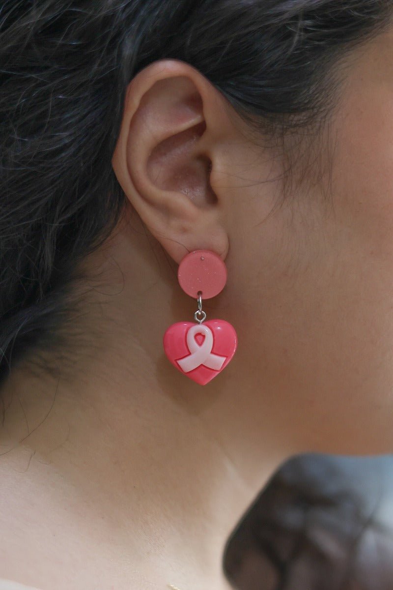 Breast Cancer Awareness Earrings