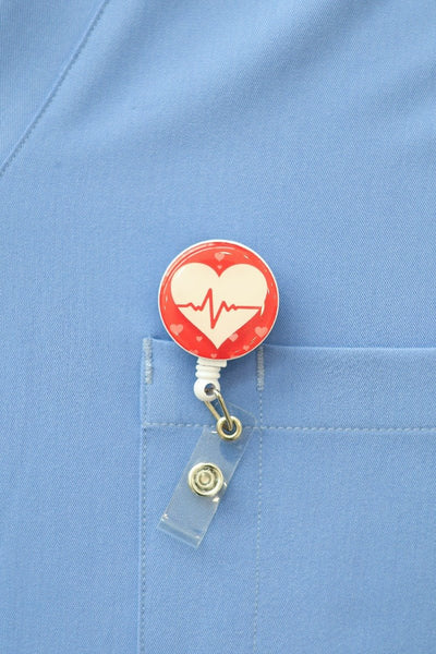 ECG Heart ID Badge