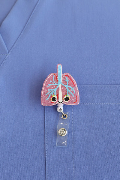 Lung Respiratory ID Badge