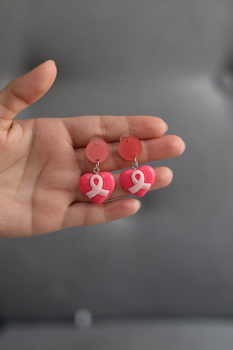 Breast Cancer Awareness Earrings