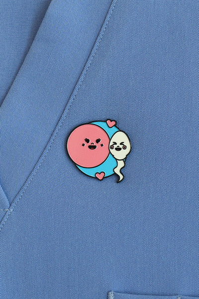 Sperm and Egg Pin