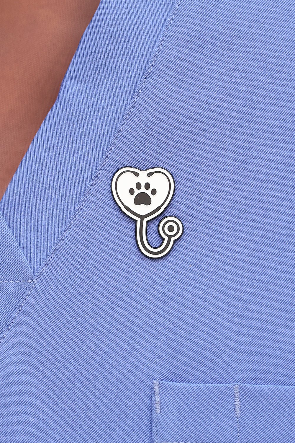 Stethoscope Paw Pin