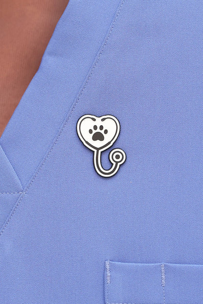 Stethoscope Paw Pin